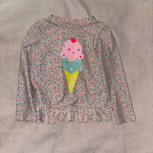 Cat & Jack Colorful Ice Cream Rashguard